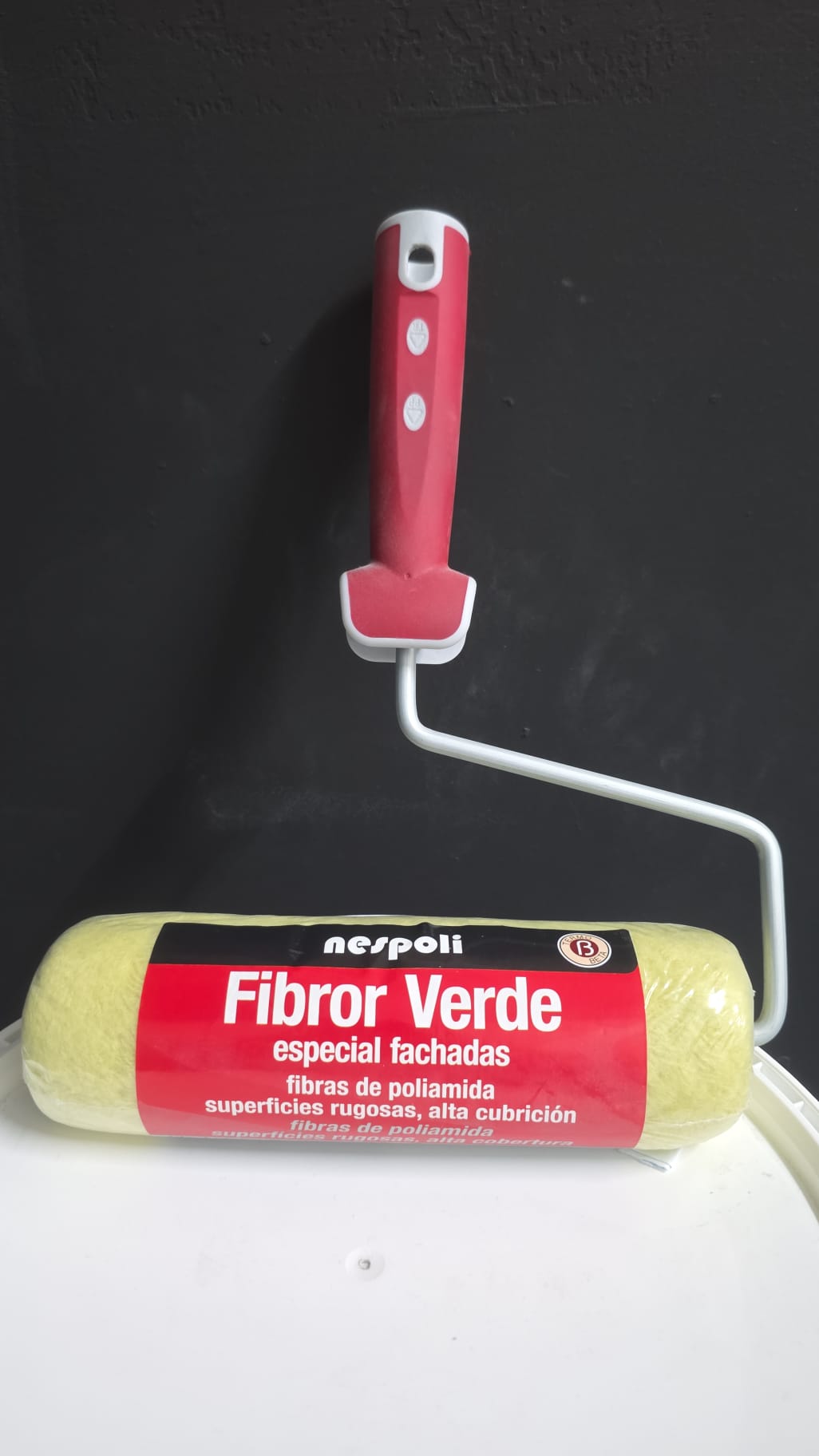 Rodillo Fibror Verde Nespoli - Especial Fachadas
