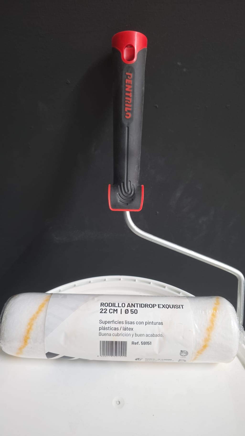 Rodillo Antidrop Exquisit Pentrilo (22 cm) - Acabado Profesional