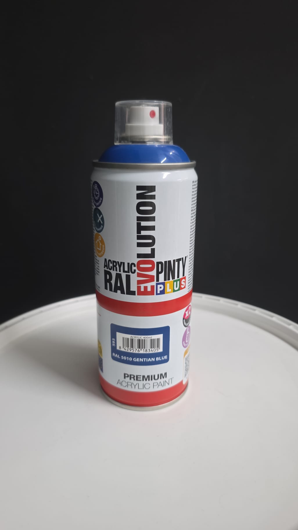 Pintyplus Evolution - Pintura Acrílica en Spray (RAL 5010) azul