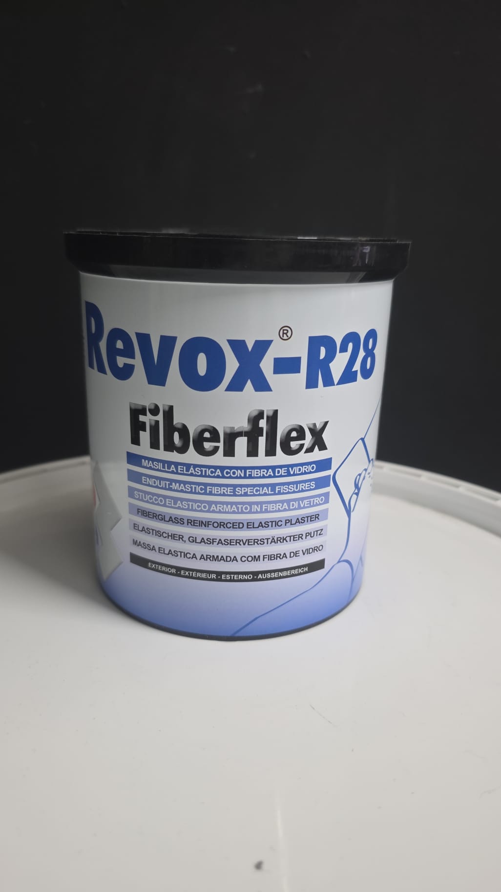 Revox-R28 Fiberflex - Masilla Elástica con Fibra de Vidrio 1 kg