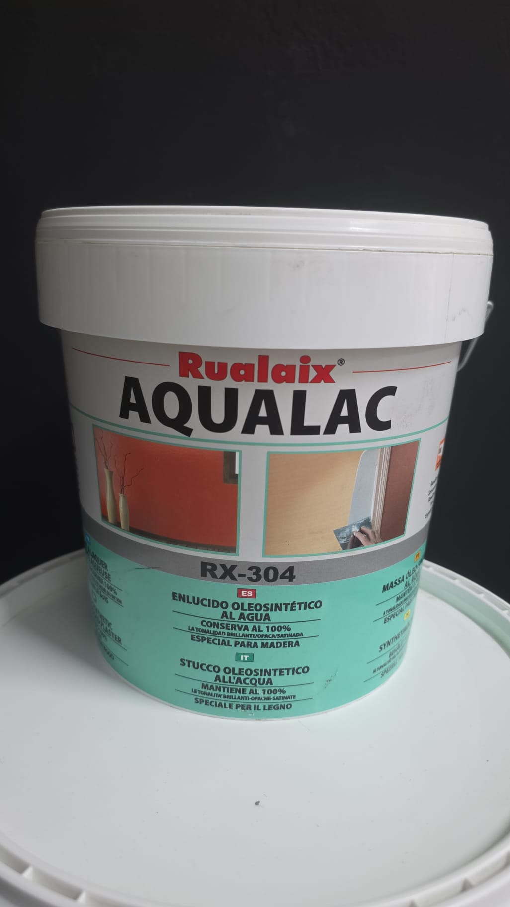 Rualaix Aqualac RX-304 Enlucido Oleosintético al Agua 5kg