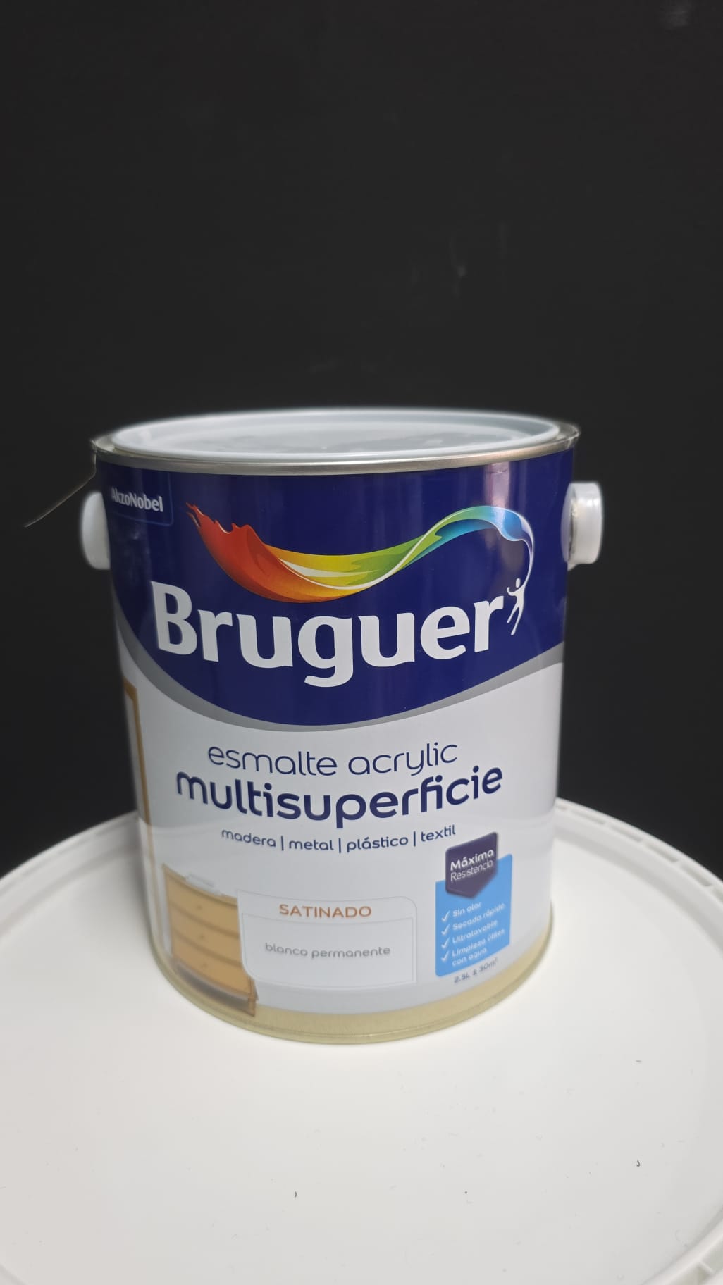 Esmalte Acrylic Multisuperficie Bruguer 2.50L (Blanco Permanente)